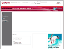 Tablet Screenshot of jiffylube.myfleetcenter.com